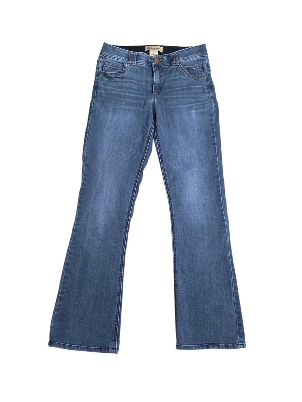Democracy "Ab" Technology Medium Blue Flare Jean Size 6